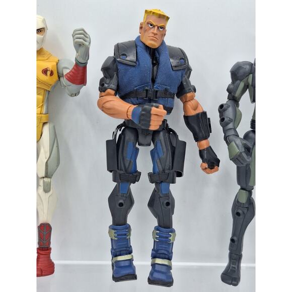 GI Joe Sigma 6 Action Figures. Duke, Snake Eyes Paratrooper Duke & Shadow Storm - Picture 4 of 15